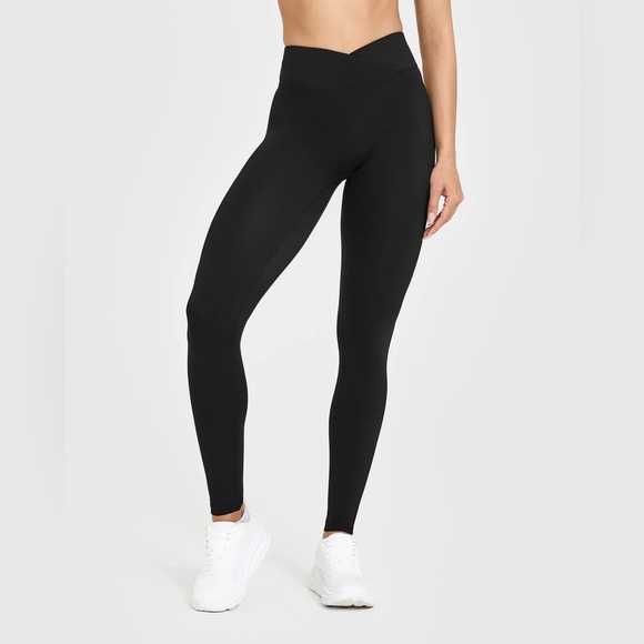 Oner Active Unified Wrap Black Legging Regular Length Women's Small NWT - Picture 1 of 8